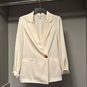 Top Shop size 2 cream colored unstructured blazer